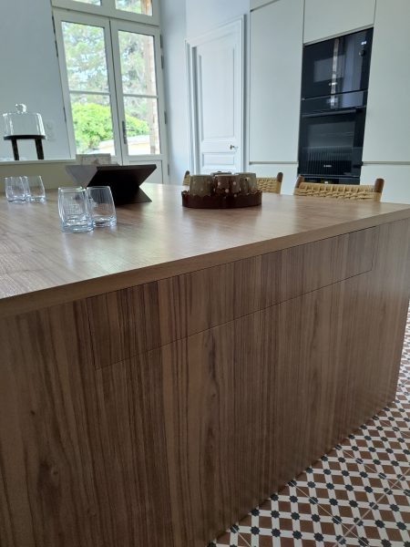 Piétement avec tiroir rallonge